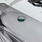 Серебряное кольцо Tiva с натуральным агатом 1.55ct, вес изделия 2,06 гр (2173748) 17.5 размер