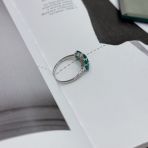 Серебряное кольцо Tiva с натуральным агатом 1.55ct, вес изделия 2,06 гр (2173748) 17.5 размер