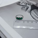 Серебряное кольцо Tiva с натуральным агатом 1.55ct, вес изделия 2,06 гр (2173748) 17.5 размер