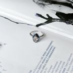 Серебряное кольцо Tiva с мистик топазом 8.358ct, вес изделия 4,21 гр (2150794) 17 размер