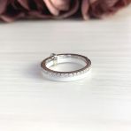 Серебряное кольцо Tiva с керамикой, вес изделия 2,92 гр (1213667) 17.5 размер
