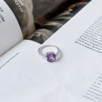 Серебряное кольцо Tiva с александритом 4.35ct, вес изделия 2,7 гр (1633649) 18 размер