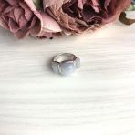 Серебряное кольцо Tiva с кошачьим глазом, вес изделия 4,79 гр (2054474) 18 размер
