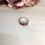 Серебряное кольцо Tiva с натуральным рубином 2.403ct, вес изделия 2,23 гр (2068532) 17.5 размер