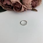 Серебряное кольцо Tiva с без камней, вес изделия 1,62 гр (2079385) 16.5 размер