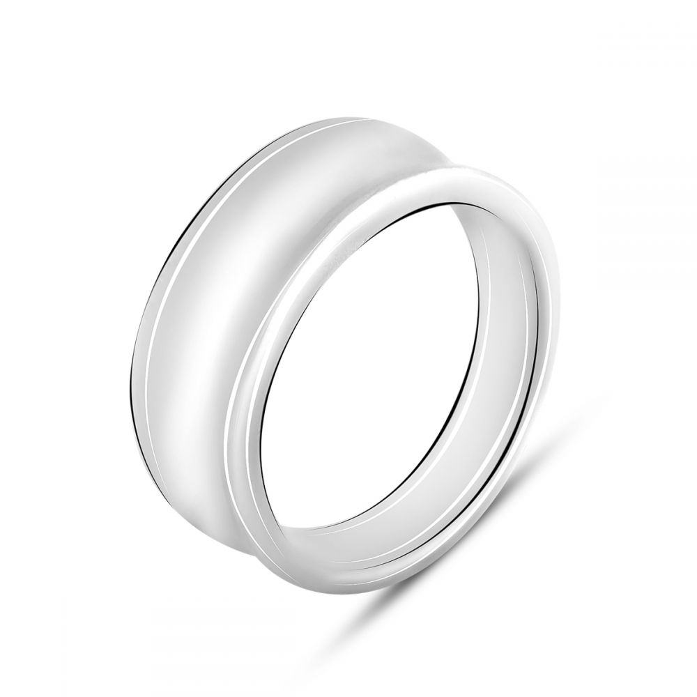 Серебряное кольцо Tiva с без камней, вес изделия 5,37 гр (2099741) 16 размер