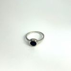 Серебряное кольцо Tiva с натуральным сапфиром 2.375ct, вес изделия 2,95 гр (2112594) 17.5 размер