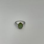 Серебряное кольцо Tiva с Султанит султанитом 4.95ct, вес изделия 3,64 гр (2122050) 17 размер