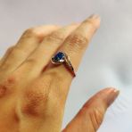 Серебряное кольцо Tiva с опалом 0.271ct, вес изделия 2,13 гр (2125426) 17.5 размер