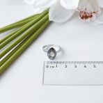 Серебряное кольцо Tiva с мистик топазом 8.358ct, вес изделия 4,21 гр (2150794) 17 размер
