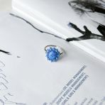 Серебряное кольцо Tiva с опалом 2.125ct, вес изделия 3,53 гр (2151845) 18 размер