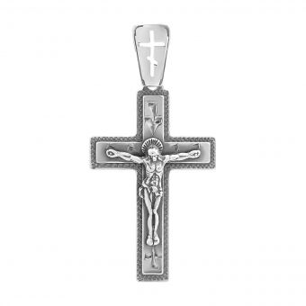 Серебряный крестик Tiva без камней (2156567) 