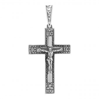 Серебряный крестик Tiva без камней (2156666) 