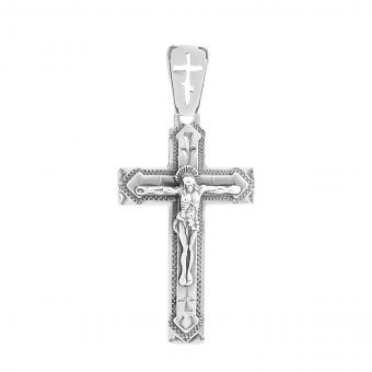Серебряный крестик Tiva без камней (2156741) 