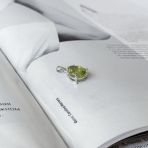 Серебряная подвеска Tiva с хризолітом 4.275ct (2157595) 