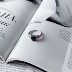 Серебряное кольцо Tiva с натуральным сапфиром 2.238ct, вес изделия 3,44 гр (2157779) 18 размер