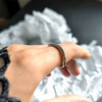 Серебряное кольцо Tiva с фианитами, вес изделия 4,71 гр (2160656) 18.5 размер