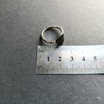 Серебряное кольцо Tiva с фианитами, вес изделия 2,79 гр (2160724) 18 размер