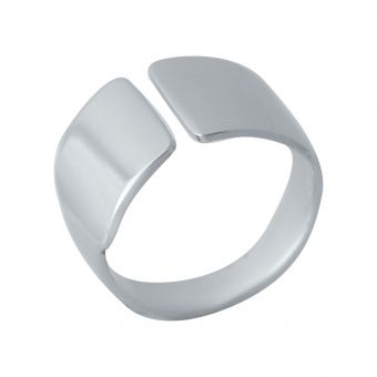 Серебряное кольцо Tiva с без камней, вес изделия 4,63 гр (2022367) 17.5 размер