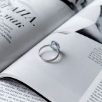 Серебряное кольцо Tiva с натуральным топазом 4.675ct, вес изделия 2,72 гр (2049425) 17 размер