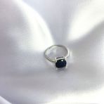 Серебряное кольцо Tiva с натуральным сапфиром 2.313ct, вес изделия 2,52 гр (2061182) 17 размер