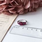 Серебряное кольцо Tiva с натуральным рубином 6.05ct, вес изделия 3,41 гр (2157892) 18 размер