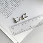 Серебряные серьги Tiva с натуральным изумрудом 1.25ct (2162025) 