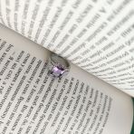 Серебряное кольцо Tiva с натуральным аметистом 3.593ct, вес изделия 3,83 гр (2163176) 18 размер