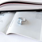 Серебряное кольцо Tiva с натуральным топазом 9.91ct, вес изделия 6,08 гр (2165972) 18 размер