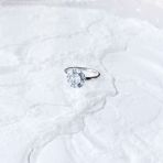 Серебряное кольцо Tiva с натуральным топазом 1.467ct, вес изделия 2,71 гр (2166078) 17.5 размер