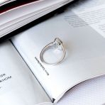 Серебряное кольцо Tiva с натуральным топазом 2.2ct, вес изделия 2,98 гр (2166177) 18 размер