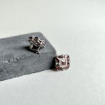 Серебряные серьги Tiva с натуральным гранатом 6.225ct (2166245) 