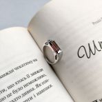 Серебряное кольцо Tiva с натуральным гранатом 2.895ct, вес изделия 5,55 гр (2166375) 17.5 размер