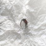 Серебряное кольцо Tiva с натуральным гранатом 2.895ct, вес изделия 5,55 гр (2166375) 17.5 размер