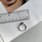 Серебряное кольцо Tiva с натуральным гранатом 1.525ct, вес изделия 1,72 гр (2166412) 17 размер