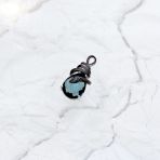 Серебряная подвеска Tiva с топазом Лондон Блю 6.608ct (2166986) 