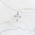 Серебряное колье Tiva с натуральным топазом 1.099ct, вес изделия 3,87 гр (2167617) 450500 размер