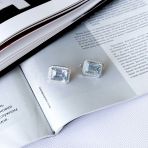 Серебряные серьги Tiva с натуральным топазом 18.54ct (2167754) 