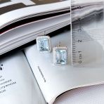 Серебряные серьги Tiva с натуральным топазом 18.54ct (2167754) 