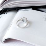 Серебряное кольцо Tiva с натуральным топазом 2.13ct, вес изделия 2,96 гр (2167808) 17 размер