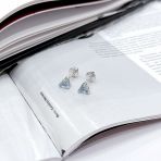 Серебряные серьги Tiva с натуральным топазом 1.1ct (2168669) 