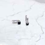 Серебряные серьги Tiva с натуральным сапфиром 1.608ct (2168775) 