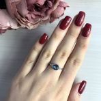 Серебряное кольцо Tiva с мистик топазом 1.257ct, вес изделия 3,15 гр (1247280) 18 размер