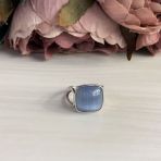 Серебряное кольцо Tiva с кошачьим глазом 10.24ct, вес изделия 4,69 гр (1975282) 18 размер