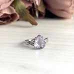 Серебряное кольцо Tiva с натуральным аметистом 2.925ct, вес изделия 3,04 гр (2007449) 18 размер