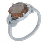 Серебряное кольцо Tiva с Султанит султанитом 3.87ct, вес изделия 4,37 гр (2007494) 18.5 размер