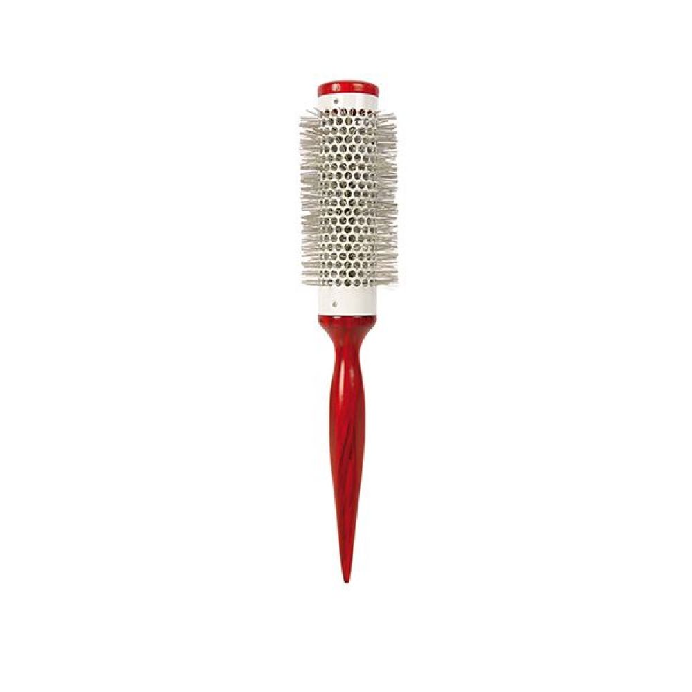 РВ Щітка для укладання волосся з дерев'яною червоною ручкою №32