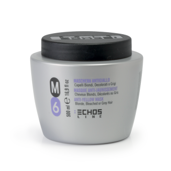 Echosline Маска М6 анти-жовтий ефект для білявого та сідого волосся 500 мл.