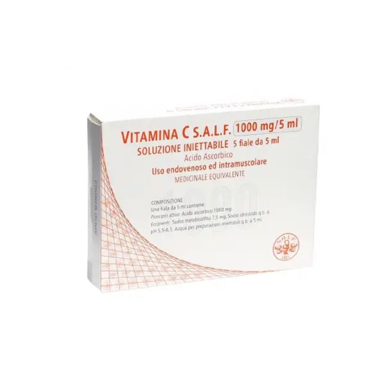 Мощная доза Vitamina C 1000 mg 5ml для капельниц