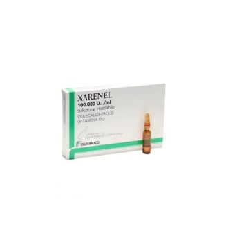 Витамин D3 Italfarmaco Xarenel 100000ME раствор для инъекций, 6 ампул по 1 мл